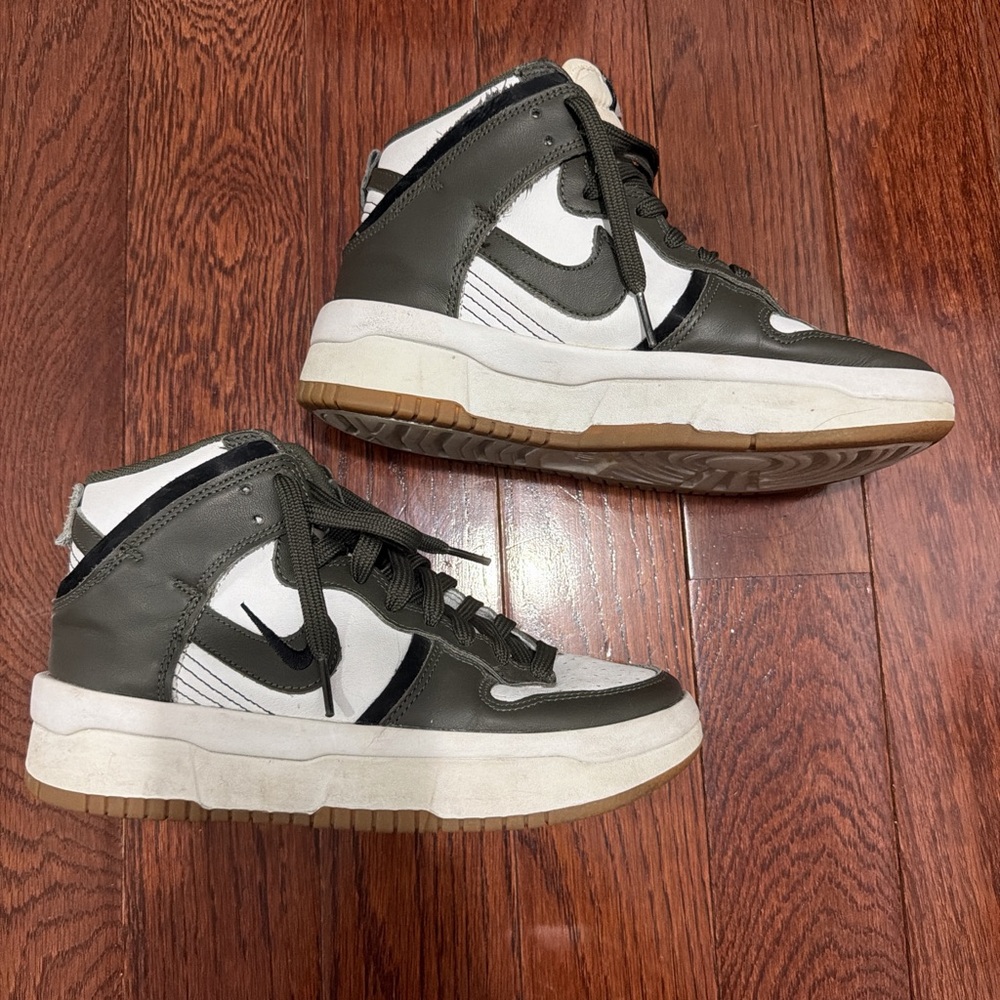 Nike Women's Olive and White Sneakers